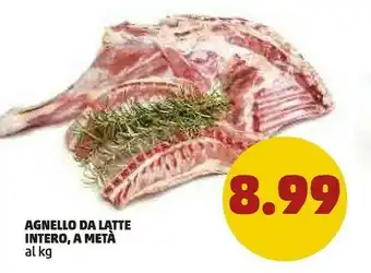 PENNY Agnello da latte intero offerta