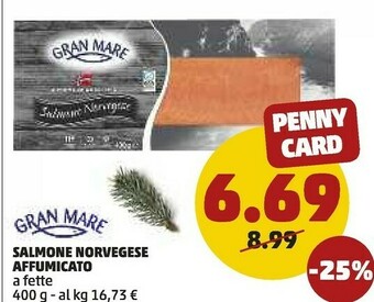 PENNY Salmone norvegese affumicato offerta