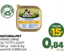 L´Isola dei Tesori Naturalpet prime orme offerta