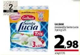 A&O GALBANI mozzarella Santa Lucia offerta