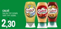 Al Discount Calvè salsa top down vari tipi offerta