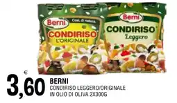 Al Discount Berni condiriso leggero/originale in olio di oliva offerta