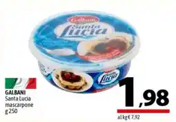 A&O GALBANI Santa Lucia mascarpone offerta