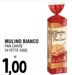 Al Discount Mulino bianco pan carre' 24 fette offerta