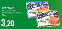 Al Discount Nostromo filetto salmone naturale/olio di oliva offerta