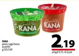 A&O RANA pesto, sugo fresco assortiti offerta