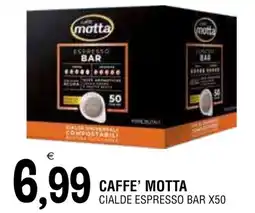 Al Discount Caffe' motta cialde espresso bar x50 offerta