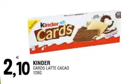 Al Discount Kinder cards latte cacao offerta