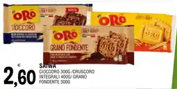 Al Discount Satwa cioccoro/cruscoro integrali/grano fondente offerta