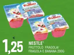 Al Discount Nestle' fruttolo fragola/ fragola e banana offerta
