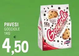 Al Discount Pavesi gocciole offerta