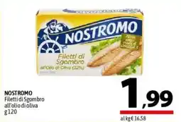 A&O NOSTROMO Filetti di Sgombro all'olio di oliva offerta
