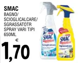 Al Discount Smac bagno/ scioglicalcare/ sgrassatotr spray vari tipi offerta