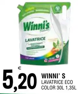Al Discount Winni' s lavatrice eco color offerta