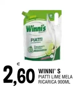 Al Discount Winni' s piatti lime mela ricarica offerta
