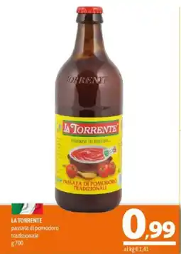 A&O LA TORRENTE passata di pomodoro tradizionale offerta