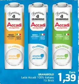 Market Pinco GRANAROLO Latte Accadi 100% Italiano offerta