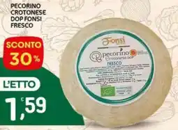 Crai Pecorino crotonese dop fonsi fresco offerta