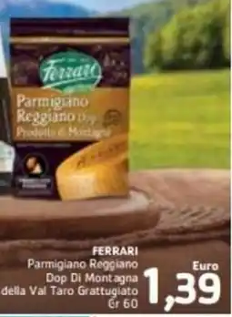 Market Pinco FERRARI Parmigiano Reggiano Dop Di Montagna della Val Taro Grattugiato offerta