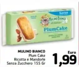Market Pinco MULINO BIANCO Plum Cake Ricotta e Mandorle Senza Zucchero offerta