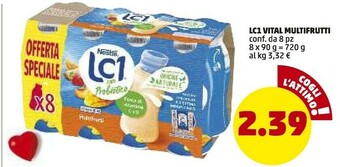 Lc1 vital multifrutti x8 720 g(ml)