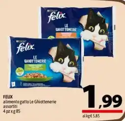 A&O FELIX alimento gatto Le Ghiottenerie assortiti offerta