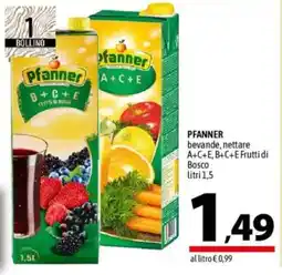 A&O PFANNER bevande, nettare A+C+E, B+C+E Frutti di Bosco offerta