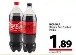 A&O COCA-COLA Classica, Zero Zuccheri offerta