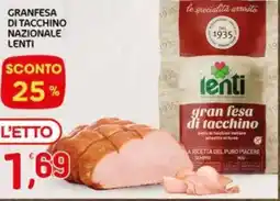 Crai Granfesa di tacchino nazionale lenti offerta