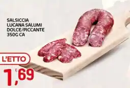 Crai Salsiccia lucana salumi dolce/piccante ca offerta