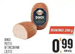 Vibian Dindi petto di tacchino l'etto offerta
