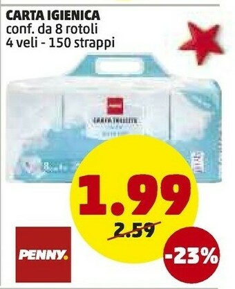 PENNY Carta igienica offerta