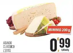 Vibian Asiago classico l'etto offerta