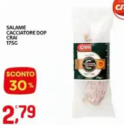 Crai Salame cacciatore dop crai offerta