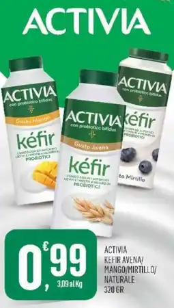 Vibian Activia kefir avena mango/mirtillo/ naturale offerta