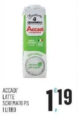 Vibian Accadi' latte scremato ps offerta
