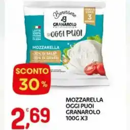 Crai Mozzarella oggi puoi granarolo offerta