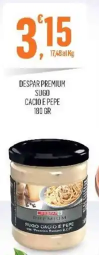 Vibian Despar premium sugo cacio e pepe offerta