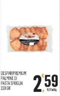 Vibian Despar premium palmine di pasta sfoglia offerta