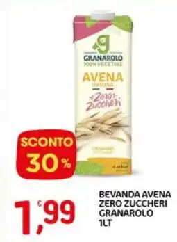 Crai Bevanda avena zero zuccheri granarolo offerta