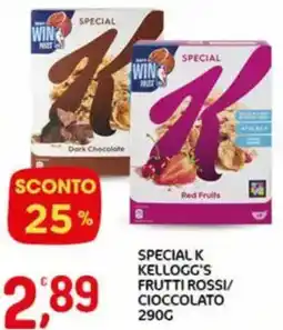 Crai Special k kellogg's frutti rossi/ cioccolatspecial k kellogg's frutti rossi/ cioccolato offerta
