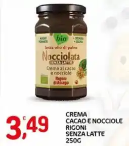 Crai Crema cacao e nocciole rigoni senza latte offerta