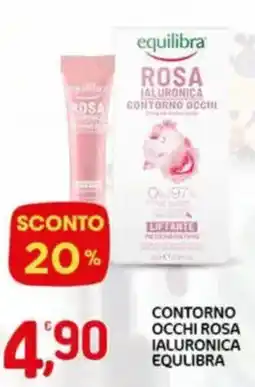 Crai Contorno occhi rosa ialuronica equlibra offerta