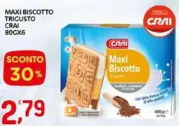 Crai Maxi biscotto trigusto crai offerta