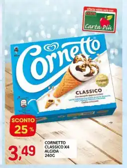 Crai Cornetto classico x4 algida offerta