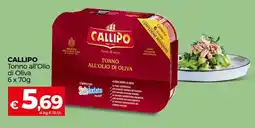 Coop CALLIPO Tonno all'Olio di Oliva offerta