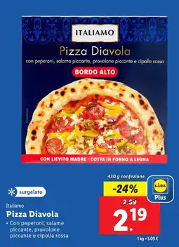 Lidl ITALIAMO Pizza Diavola offerta