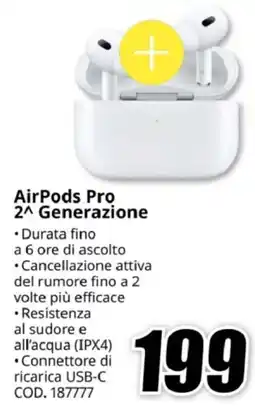 MediaWorld AirPods Pro 2^ Generazione offerta