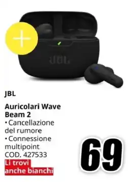 MediaWorld JBL Auricolari Wave Beam 2 offerta