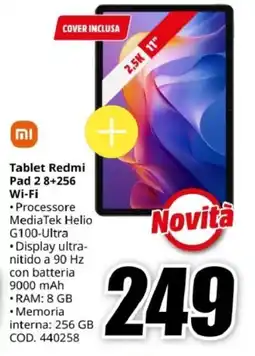 MediaWorld Tablet Redmi Pad 2 8+256 Wi-Fi offerta